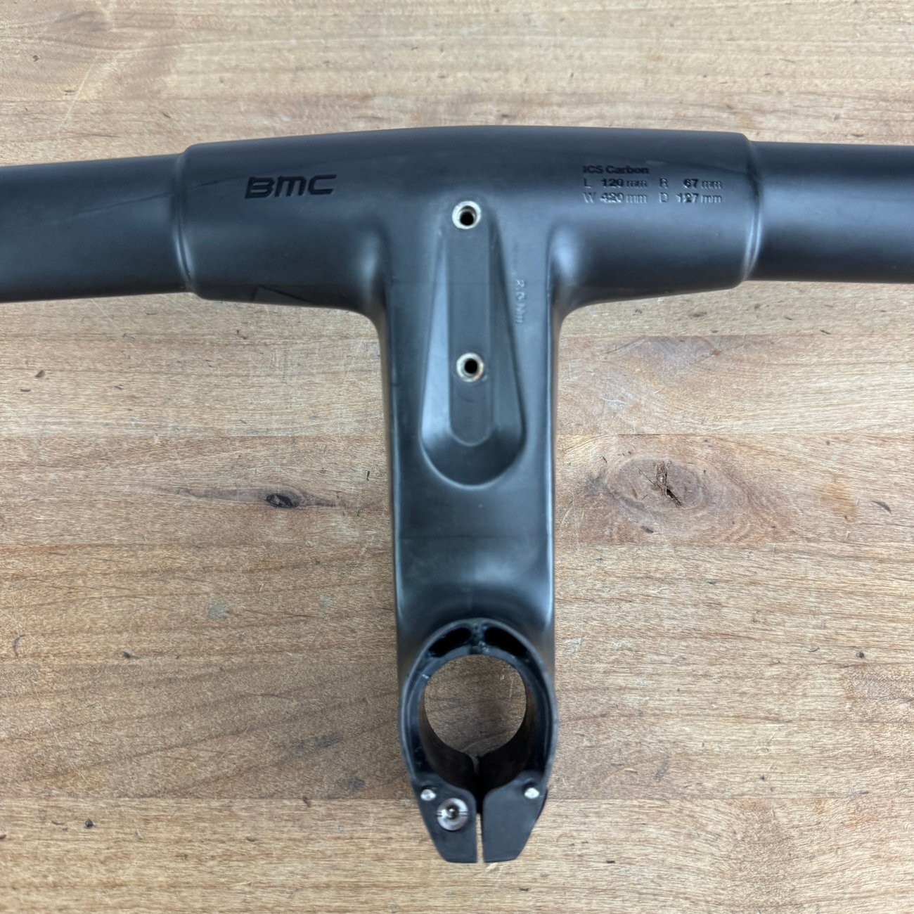 Light Use! BMC CKP ICS Carbon 42cm x 120mm Integrated Bike Handlebar 332g