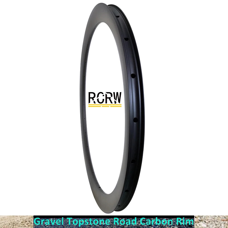 700C Gravel Road Bike Carbon Rim 30mm Wide 45mm Deep Disc Brake 24 28 32 Holes