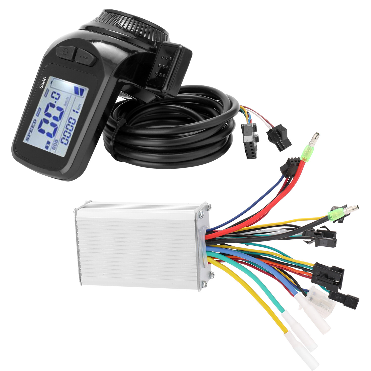 24V-48V 250W Electric Bike Controller LCD Display Brushless Controller I6Y0