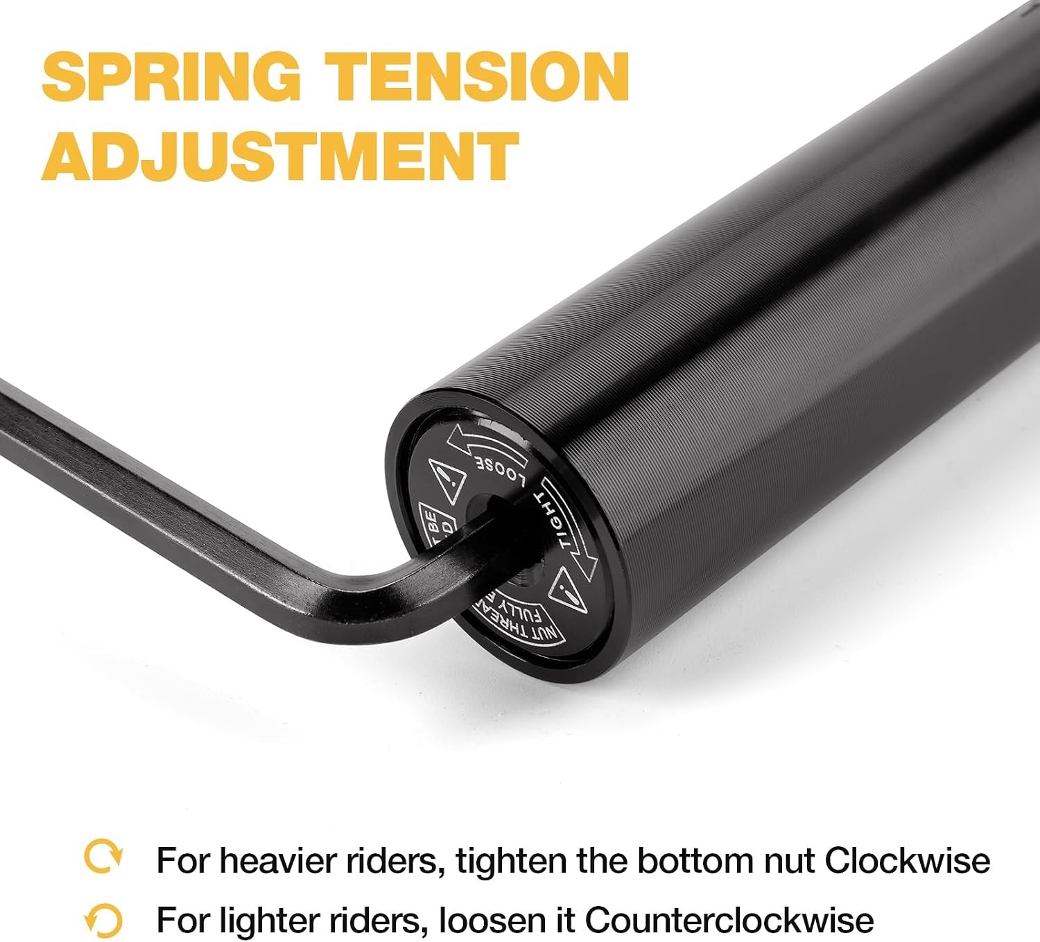 CXWXC Suspension Seatpost 27.2 30.9 31.6mm x 400mm – Shock Absorber Bicycle Seat