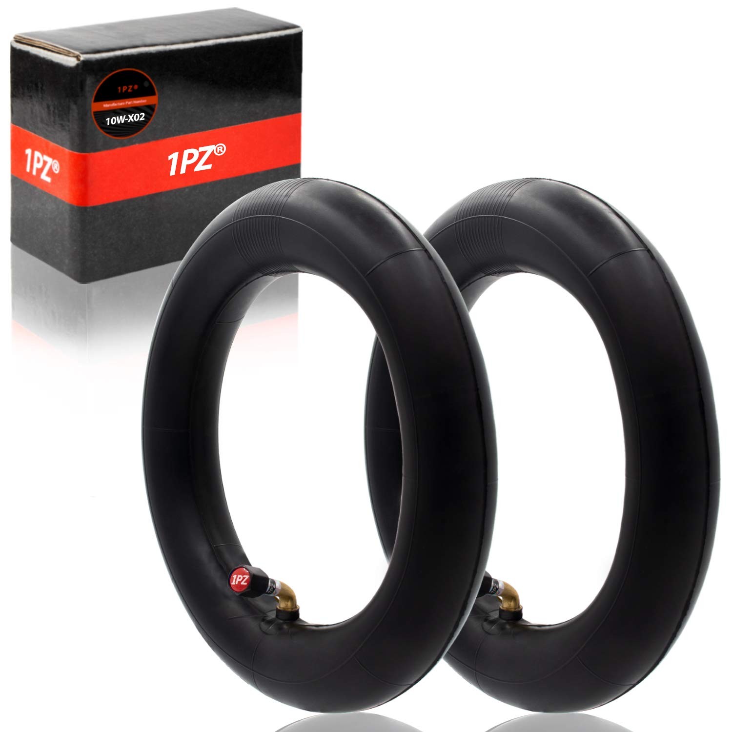 1PZ 2-Pack Heavy-Duty 90° Valve 10×2 10×2.125 Inner Tube Replacement for 10×1…