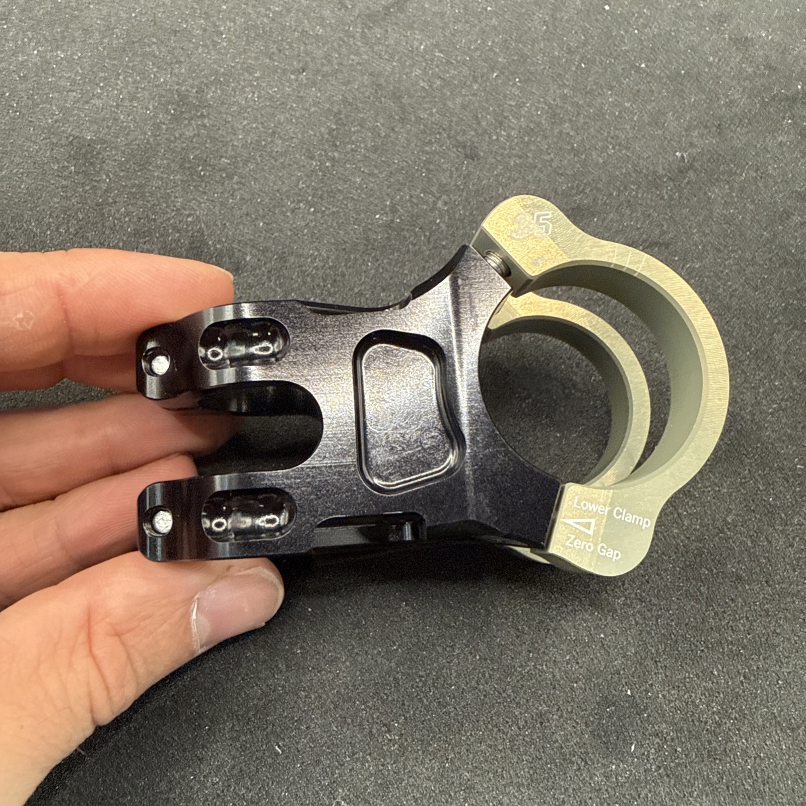 Renthal Apex Stem 35 Mm Bar Clamp 50mm Length 6 Degree 1 1/8th