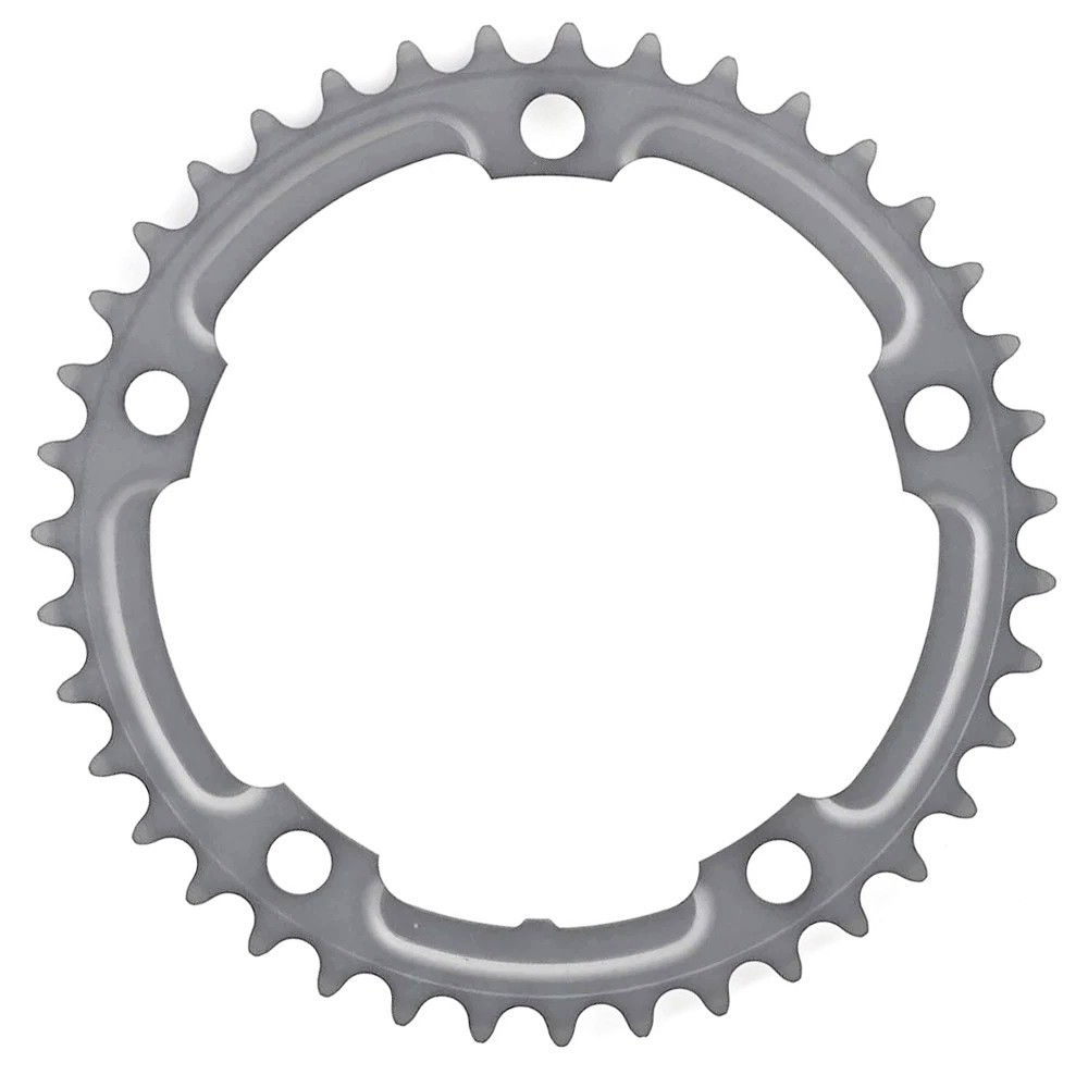 Shimano FC-5700 105 39 Tooth, 2x10s 130 bcd Sliver Chainring, Part No. Y1M339000