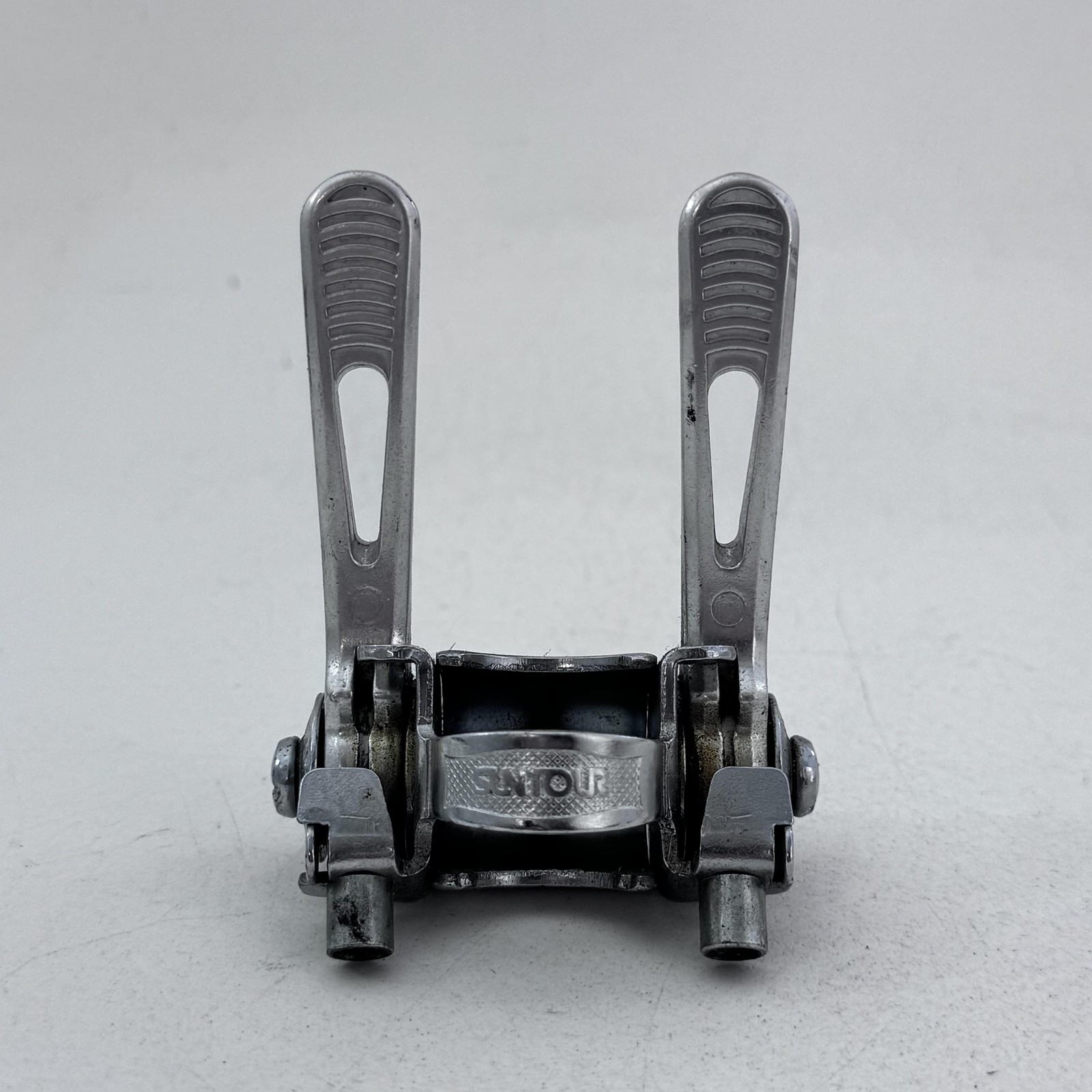 Vintage Suntour Downtube Friction Shifters Clamp On Double Lever Road Bike A60