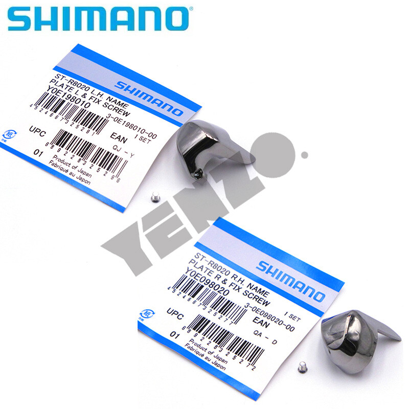 Genuine Shimano Ultegra ST-R8020 Left/Right Lever Name Plate & Fixing Screw
