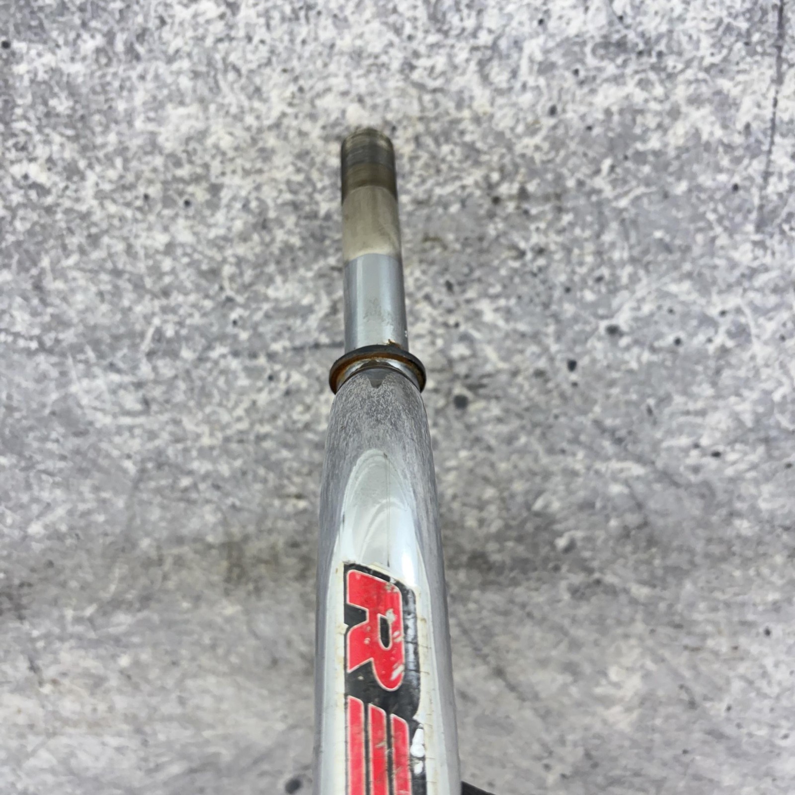 Vintage Redline BMX Fork 20in 1 In Threaded Chrome CRMO 3/8 90s OG 1997 BENT