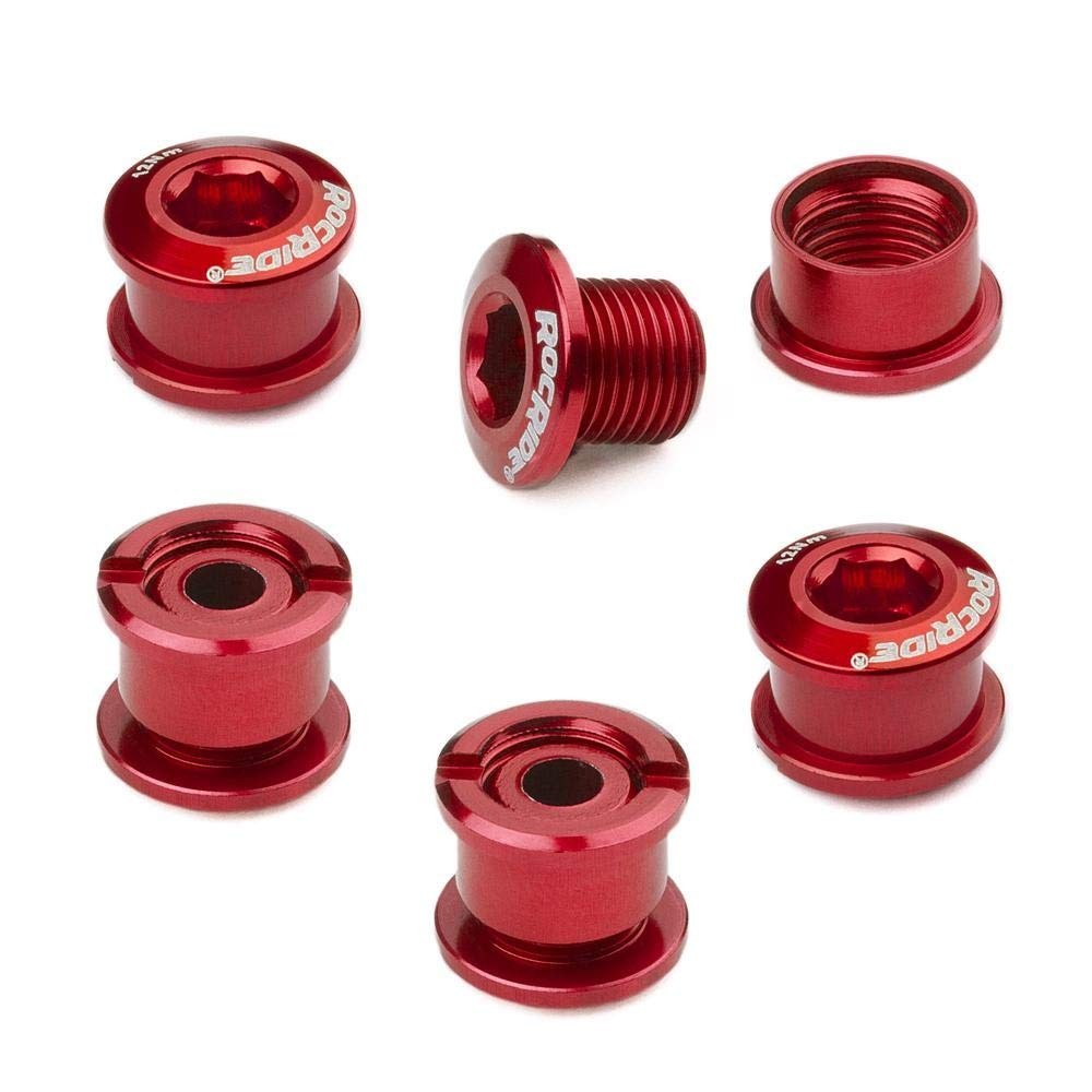 Versatile 5-Piece Chainring Bolt Set in Aluminum & Steel – Strong & Stylish