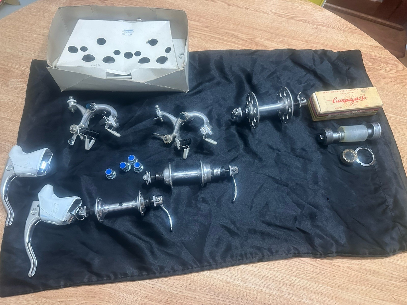Campagnolo Super Record Brake Set Kit Calipers Levers Cables NOS & More Used
