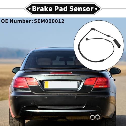 1pc Brake Pad Wear Sensor for RANGE ROVER L322 2002-2009 TPU Rubber Black