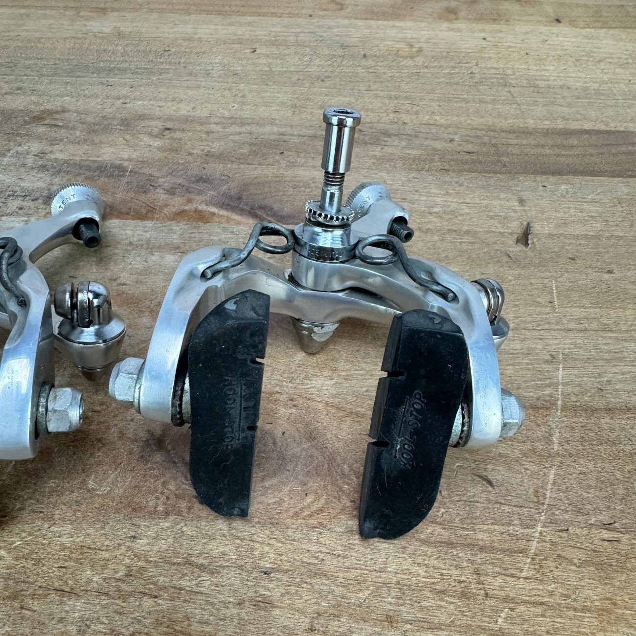 Campagnolo Athena D500 Center-Mount Brakeset Rim Brake Calipers w/ Ritchey Pads