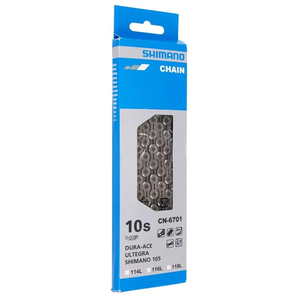 Shimano 6701 10-Speed Road Chain 116L fit Ultegra Dura Ace 105 CN-6701 Bike