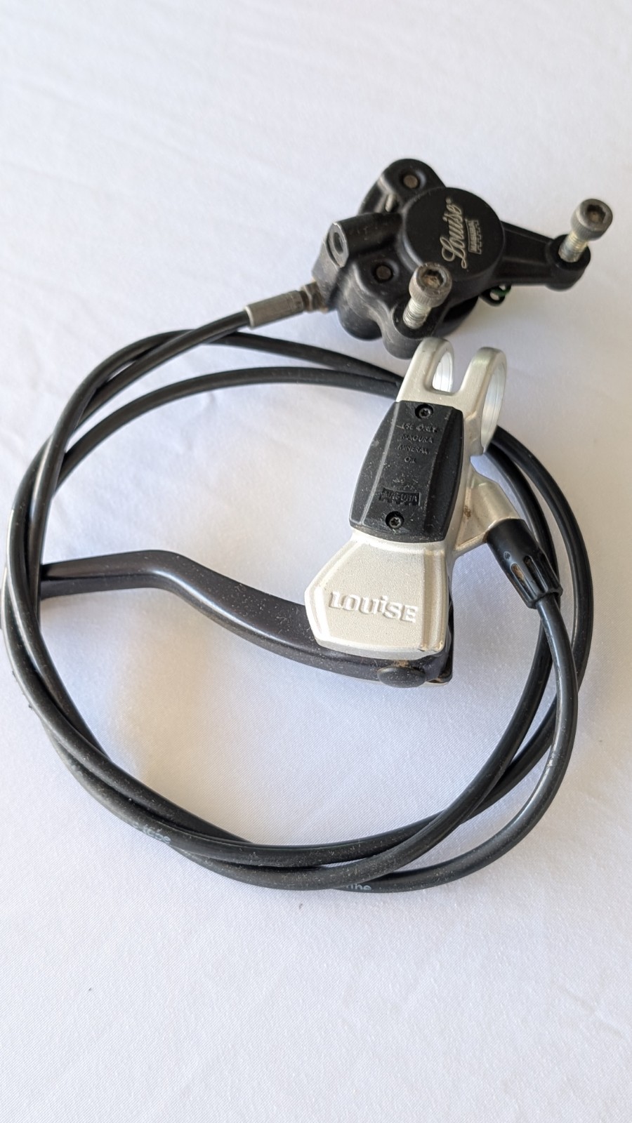 Magura Louise Mountain eBike Bicycle Hydraulic Right / Rear Disc Brake Silver