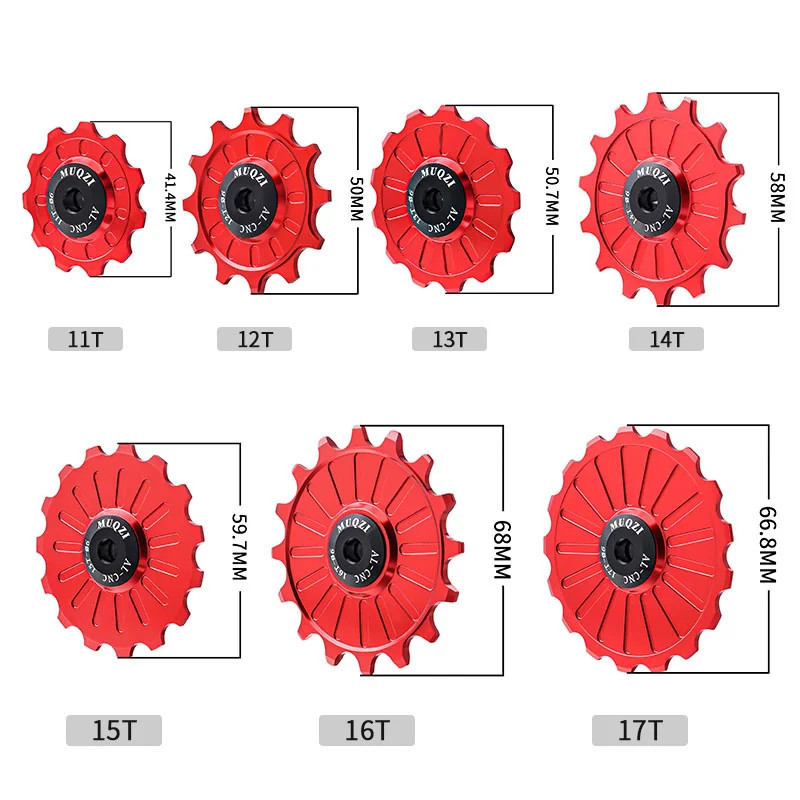 Ceramic Bearing Jockey Wheel 11T 12T 13T 14T 15T 16T 17T MTB Road Bike Rear Dera