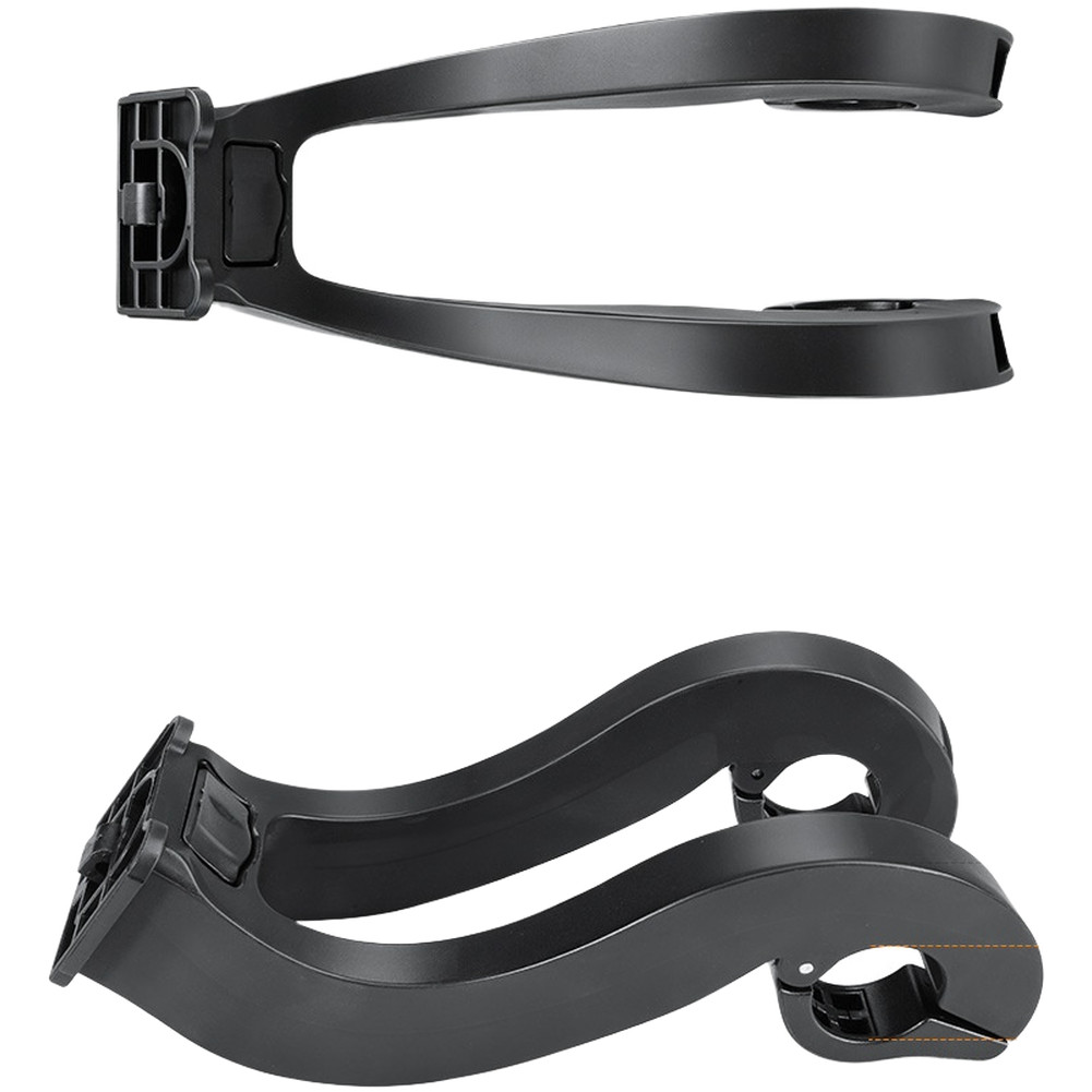 Folding Bike Front Carrier Rack Extension Bracket Black 23.5 x 5.7 x 9.3cm