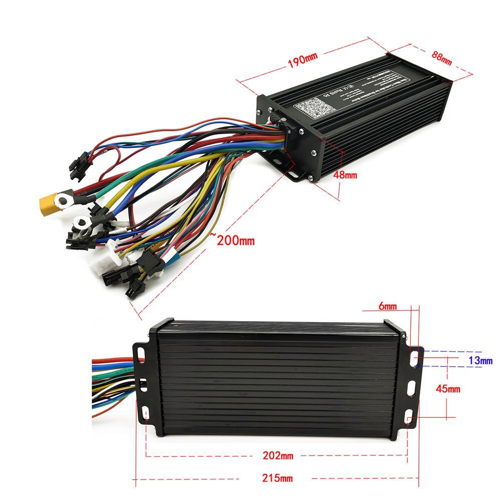 36V 48V 52V 35A 750W-1500W E-Bike 3 Mode Sine Ware Controller+SW900 Display
