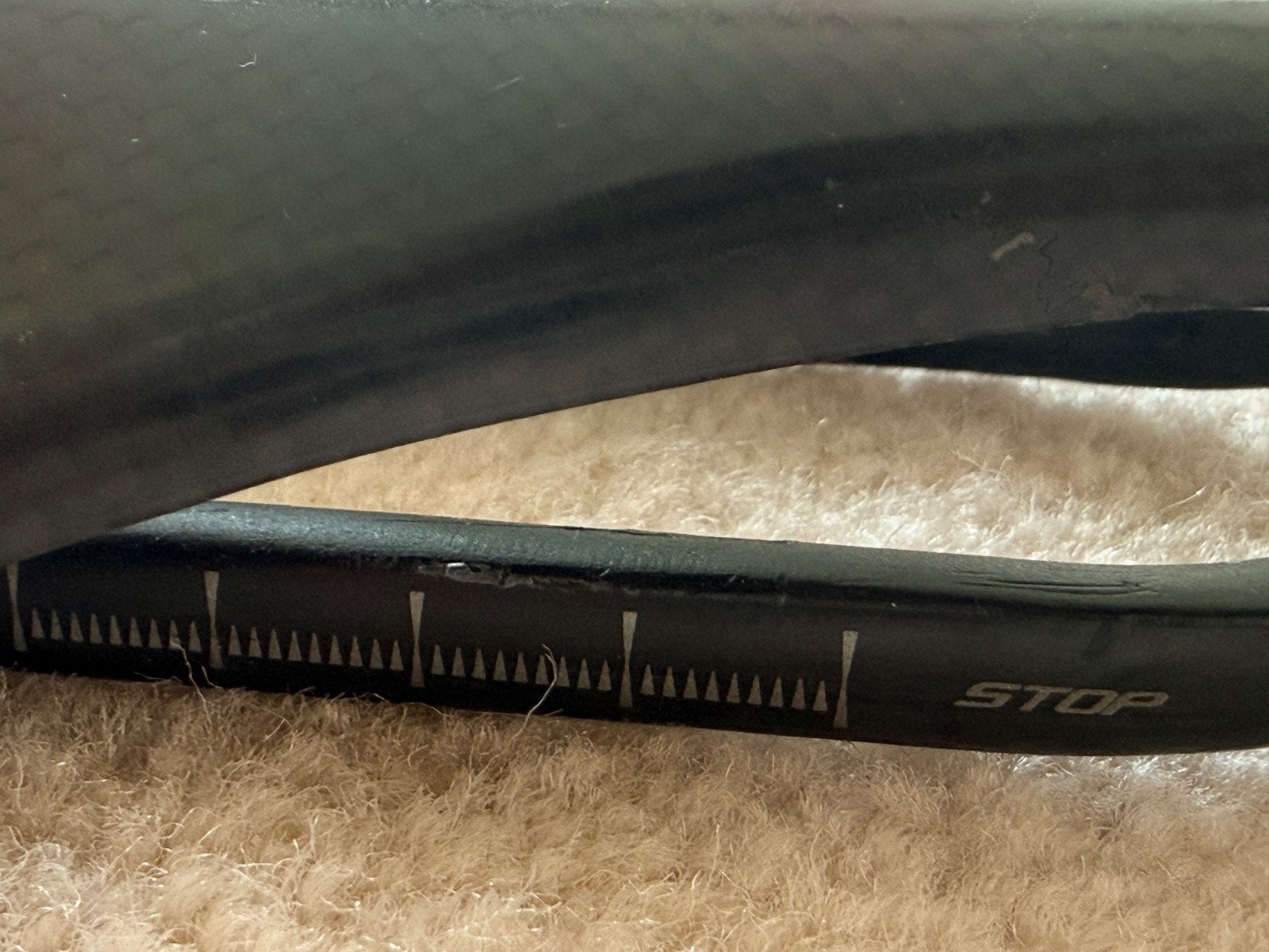 USED Selle Italia SLR C59 Full Carbon Saddle with Carbon Rails – 61 gram