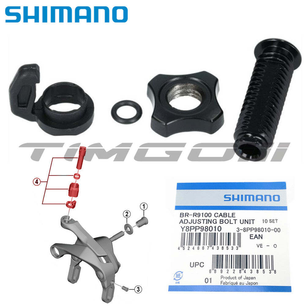 Shimano Road Bike Brake Cable Adjusting Bolt Unit Y8PP98010 Y8ZJ98020 Y8L298010