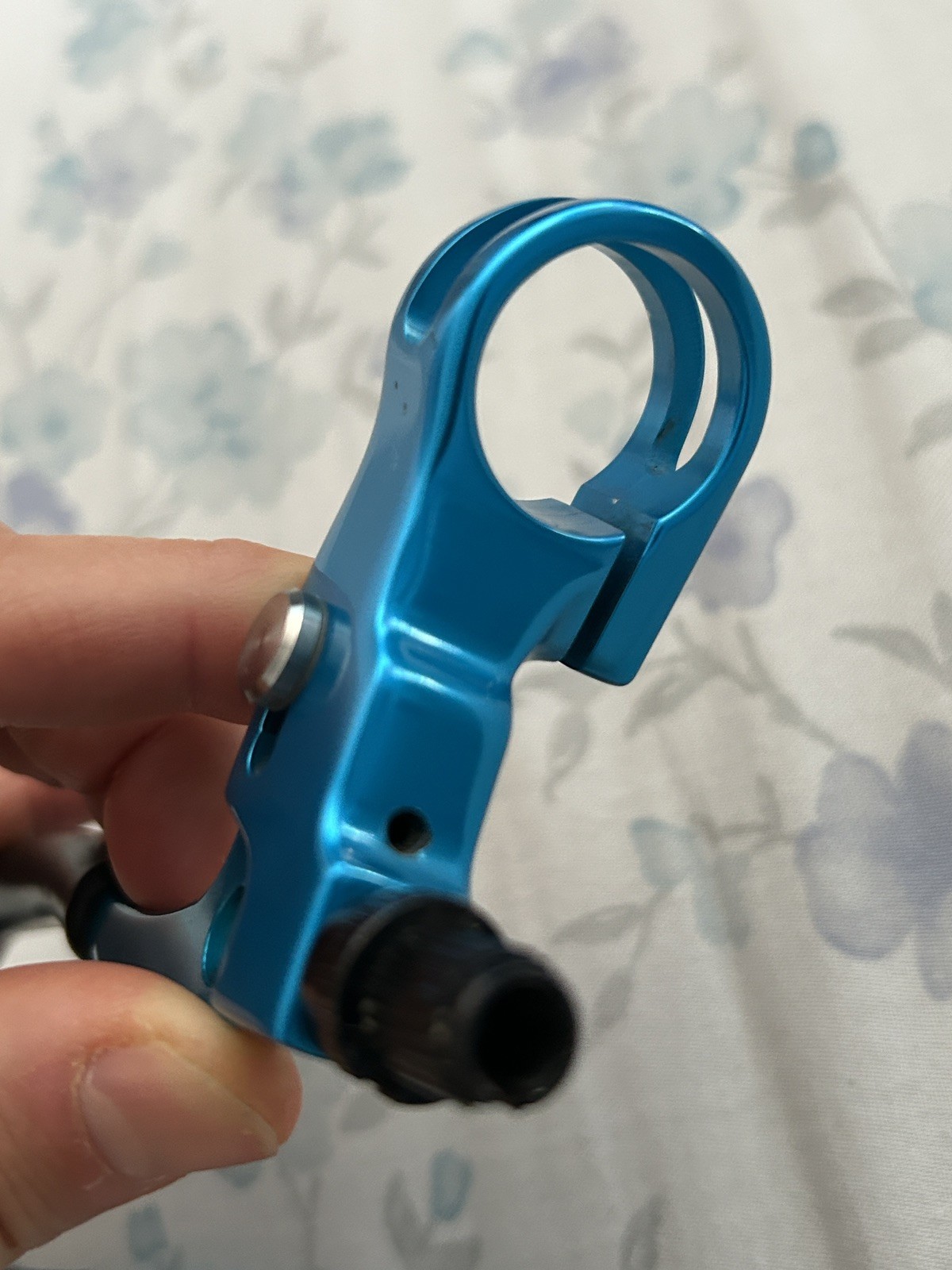 Grafton Re-Entry Canti Brake Levers Turquoise Blue Vintage 90s MTB CNC USA Kooka