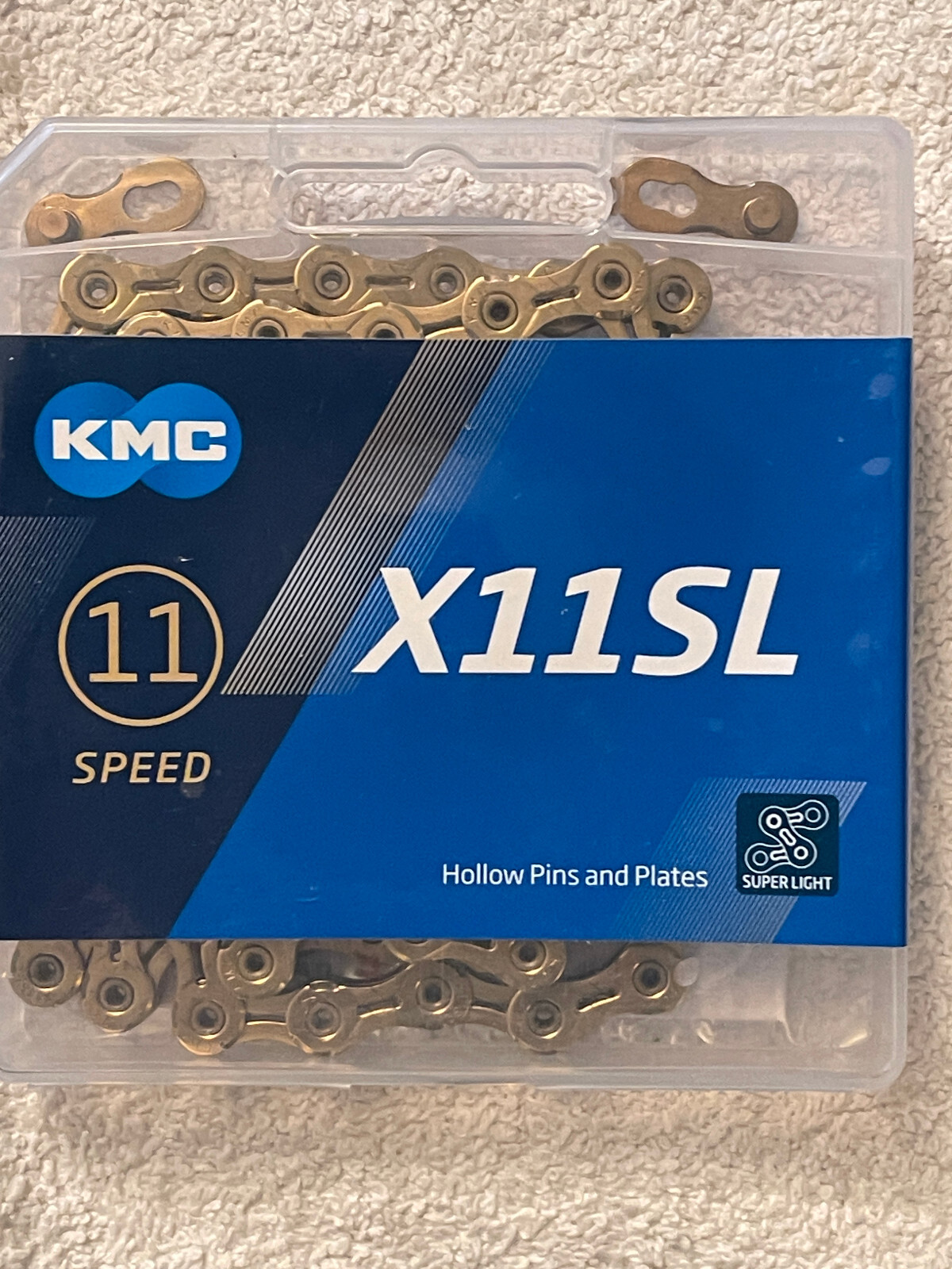KMC 11 Speed X11SL Ti-N Gold Super Light 118L MTB Bicycle Road E-Bike Chains US