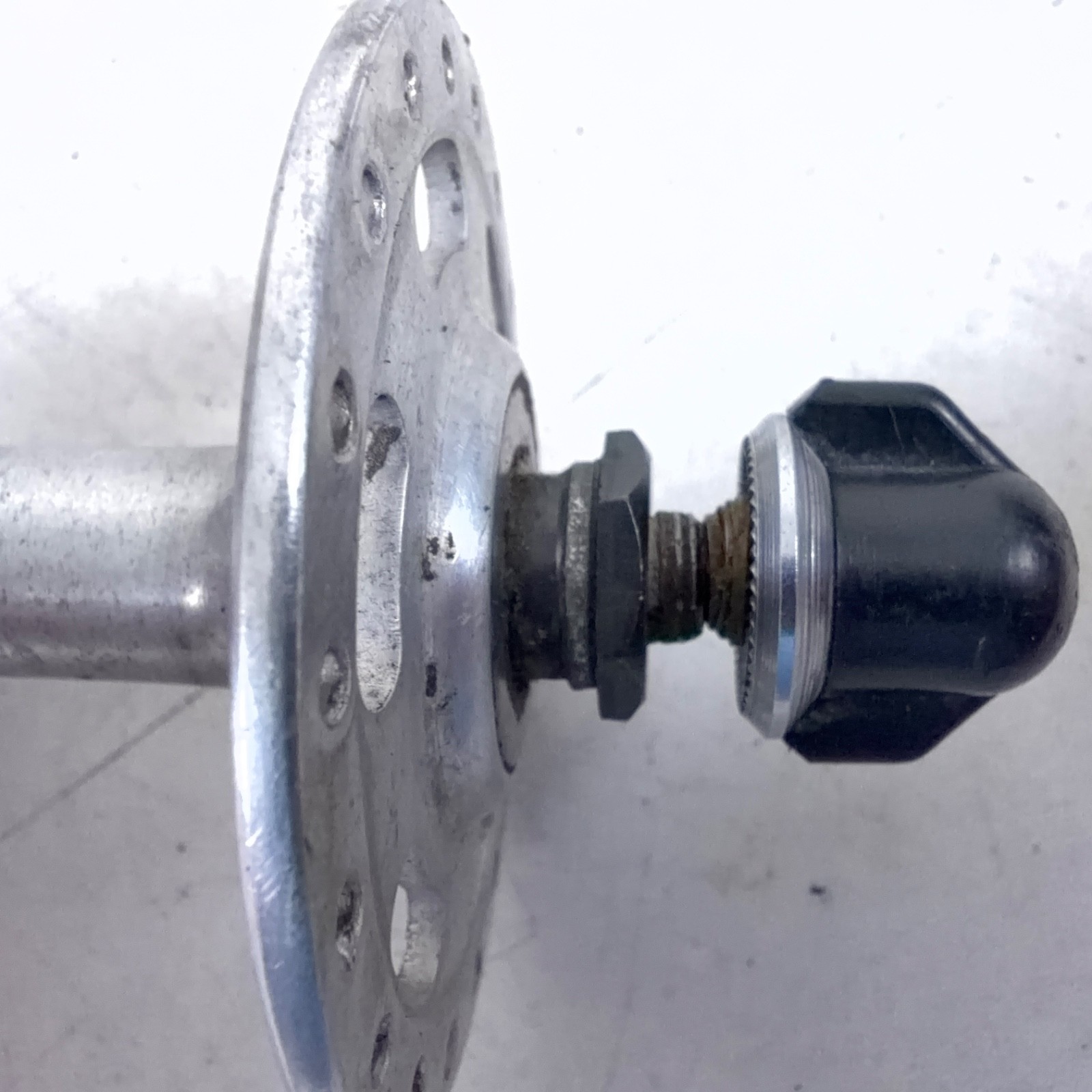 Shimano High Flange Drilled Vintage Front Hub Quick Release 97mm OLD 36 Hole