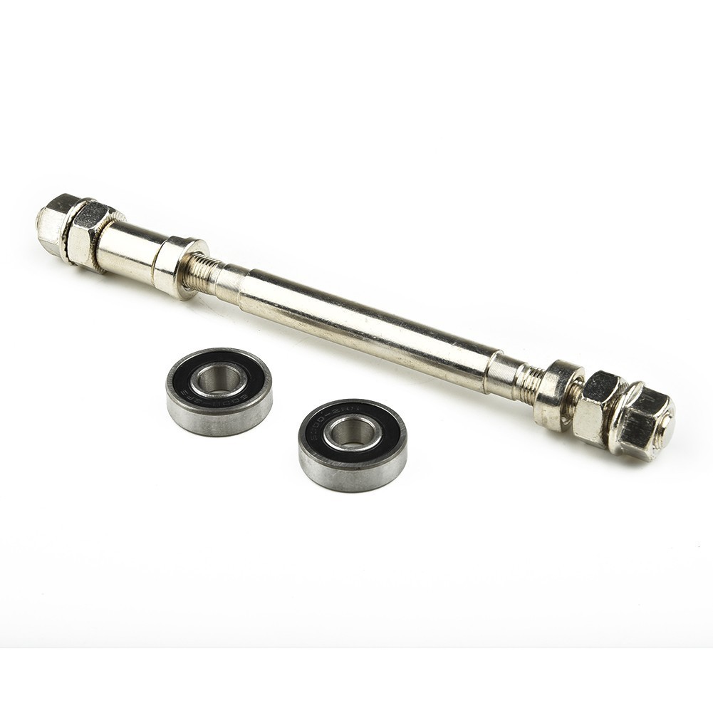 Bearing Bicycle Wheel Hub Axle Front Rear Solid Shaft Lever Bike Repai Part Tool