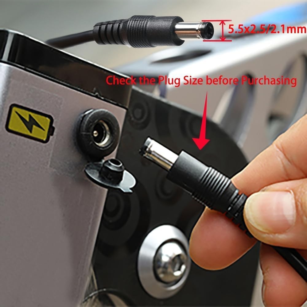 Compact 42V 2A Wall Adapter for 36V Electric Bike – Charging Indicator Included