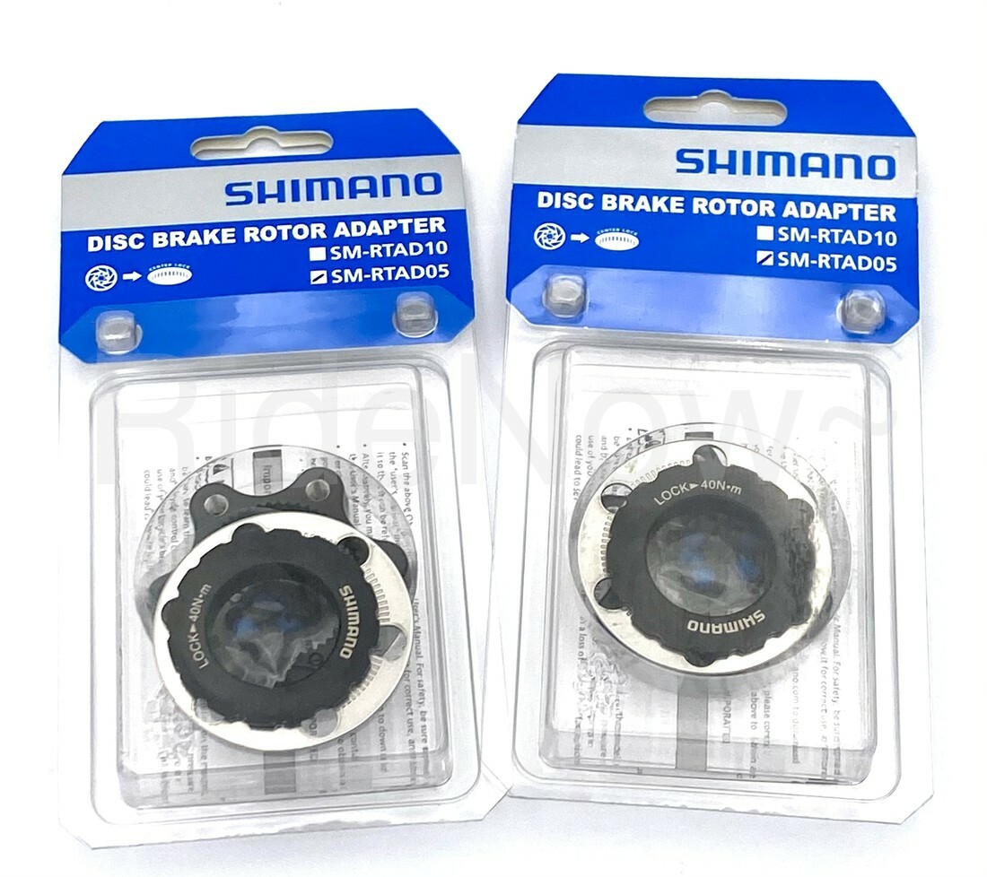 2 x Shimano SM-RTAD05 Center Lock Hub to 6 Bolt Disc Brake Rotor Adapter NIB