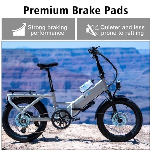 Brake Pads for Lectric XP Trike/Xpeak/Xpress/Xpedition/XP Lite/XP, Rear Front 1