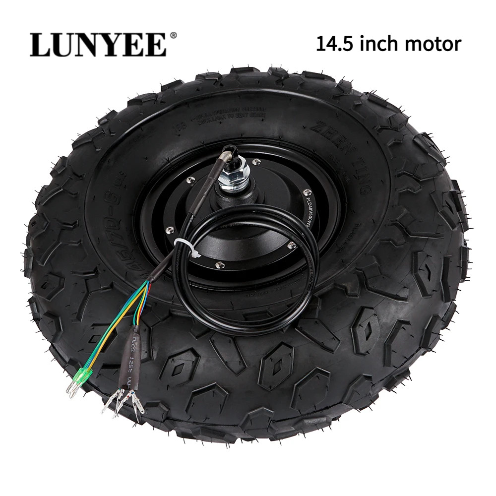 14.5 Inch Hub Motor 24V 36V 48V 350W 500W 40 N.M Off Road Tires Gear Hub Motor
