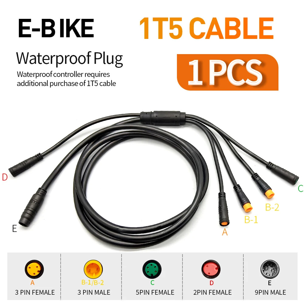 E-bike 36V/48V 17A 40A Three-Mode Sine Wave Controller with 866 LCD Display