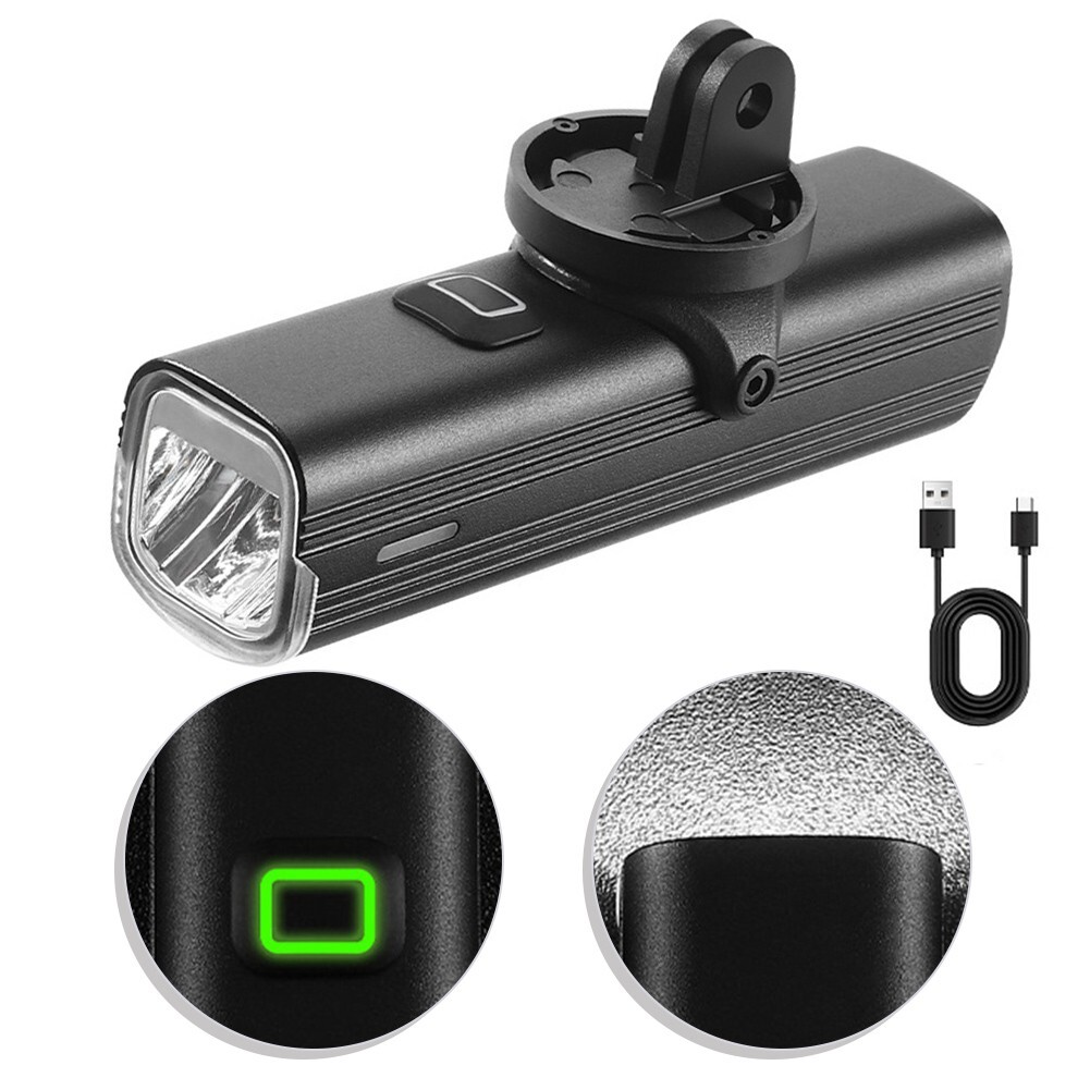 USB Rechargeable Bike Light Compatible With For Garmin Mount 1000 Lumens