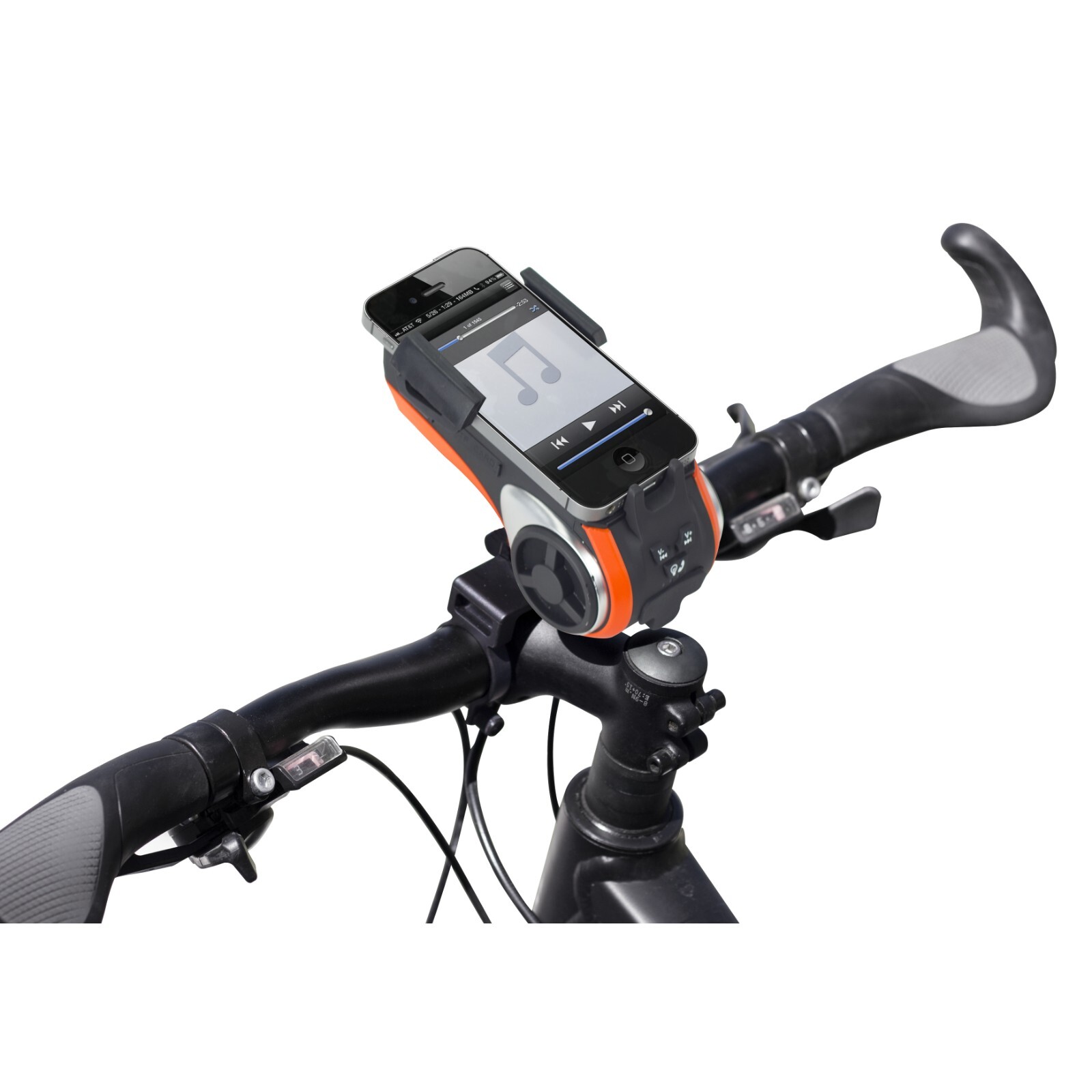 TUNES2GO 6-IN-1 Bicycle Phone Kit Phone Holder Bluetooth Speaker Power Bank LED
