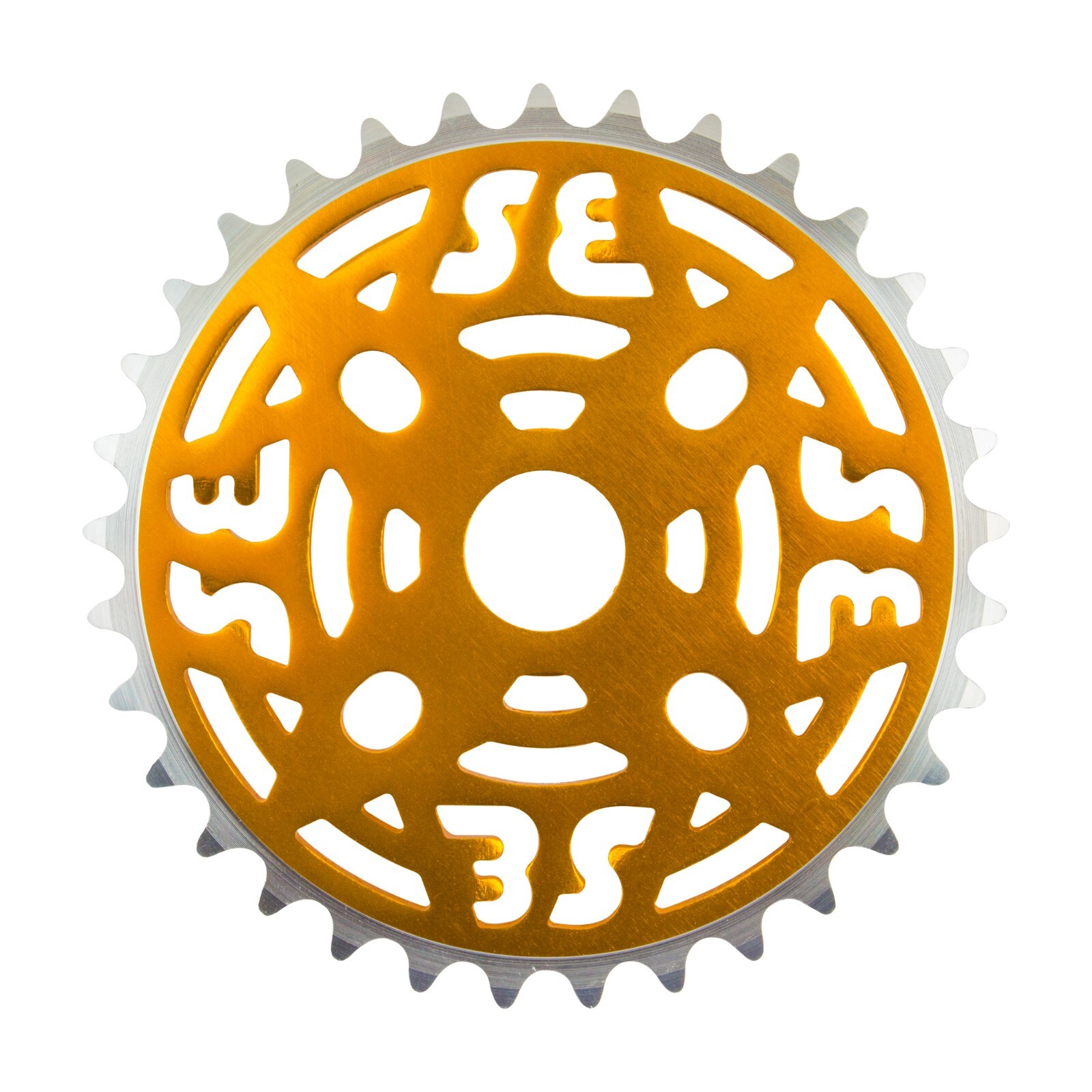 SE Bikes BMX 1 Piece Alloy Chainring 33 Tooth for 1/2″x1/8″ Different Colors