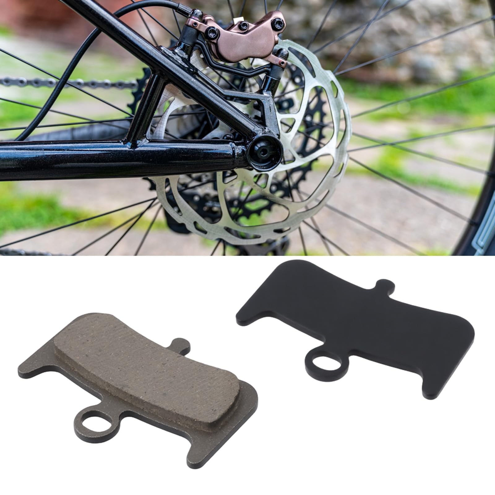 2 Pair Resin Sintered Metal Brake Pads Compatible with Hayes Dominion A4