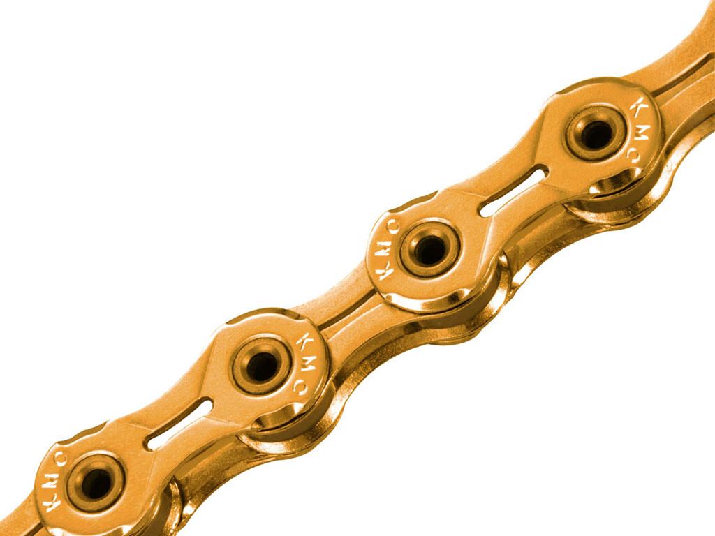 KMC X11SL Gold Ti-N Gravel Road MTB 11-speed Bike Chain 118 Links
