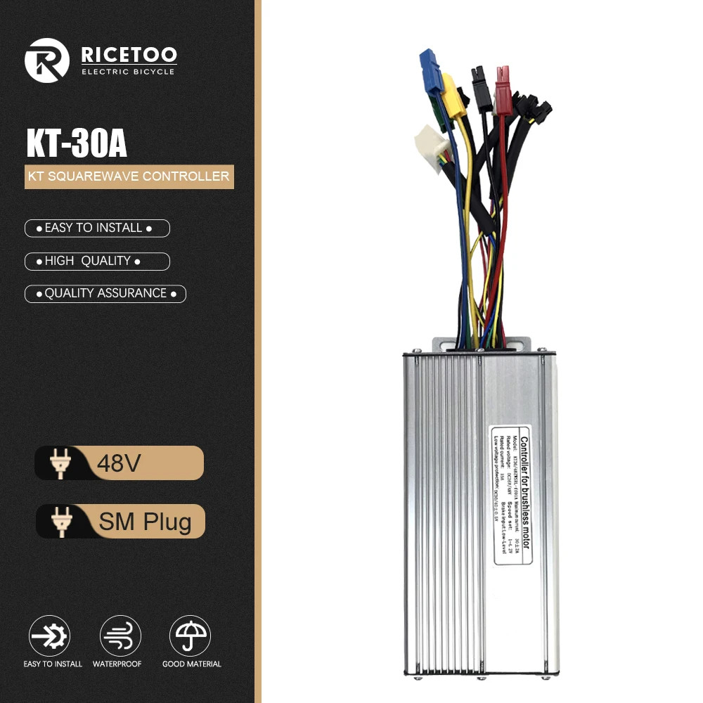 48V 30A 35A 50A Ebike Squarewave Controller for 52V/60-90V 1000W-3000W Motor