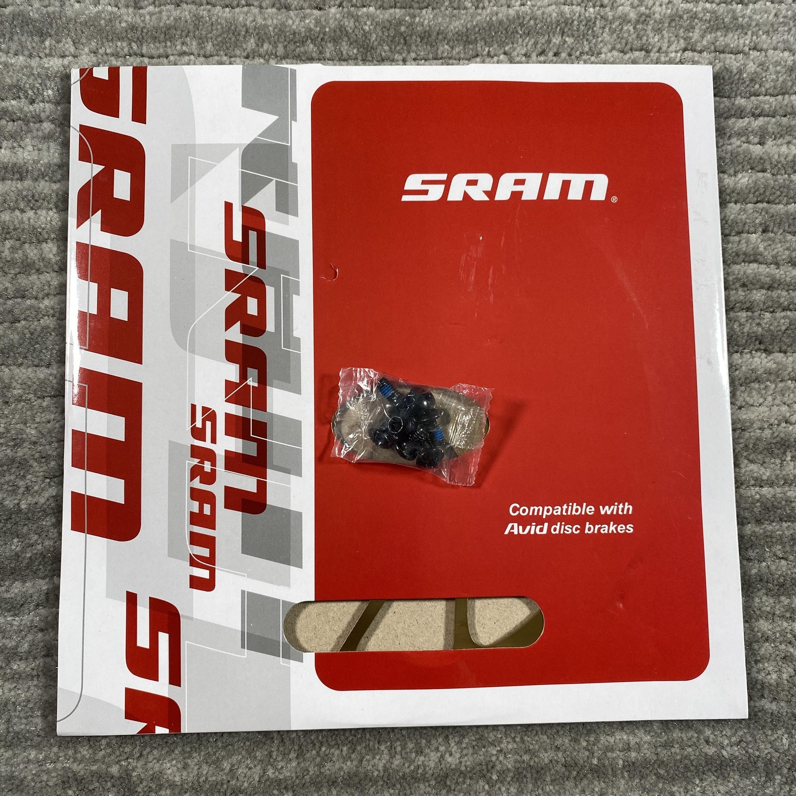 SRAM CenterLine Disc Brake Rotor 180mm 6-Bolt Gold Steel MTB Road Bike