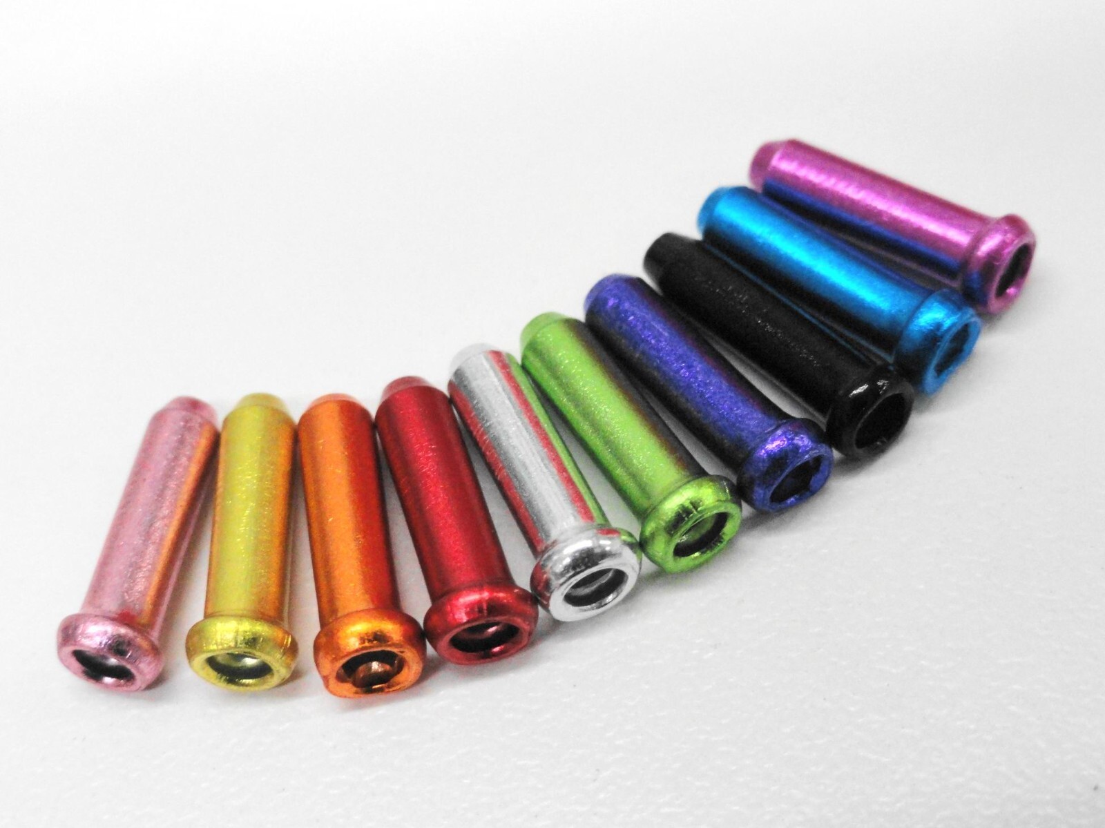 400 pcs/ Bag Bicycle Cable End Wire Tip Cap Crimps Assorted Colors