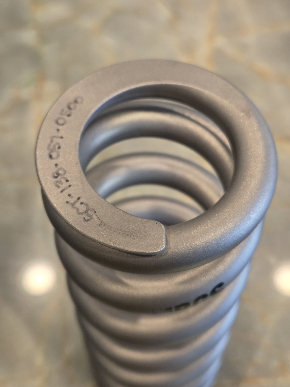 RCS TI Coil For Rear MTB Shock (Renton Coil Spring) 500lb Titanium