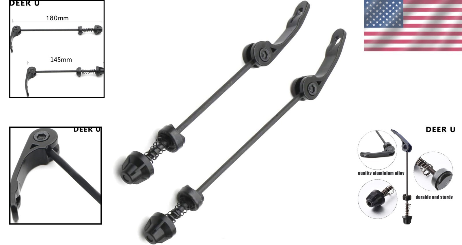 Durable Quick Release Skewers for 20-28 Inch Bikes – Perfect for Cycling Lovers
