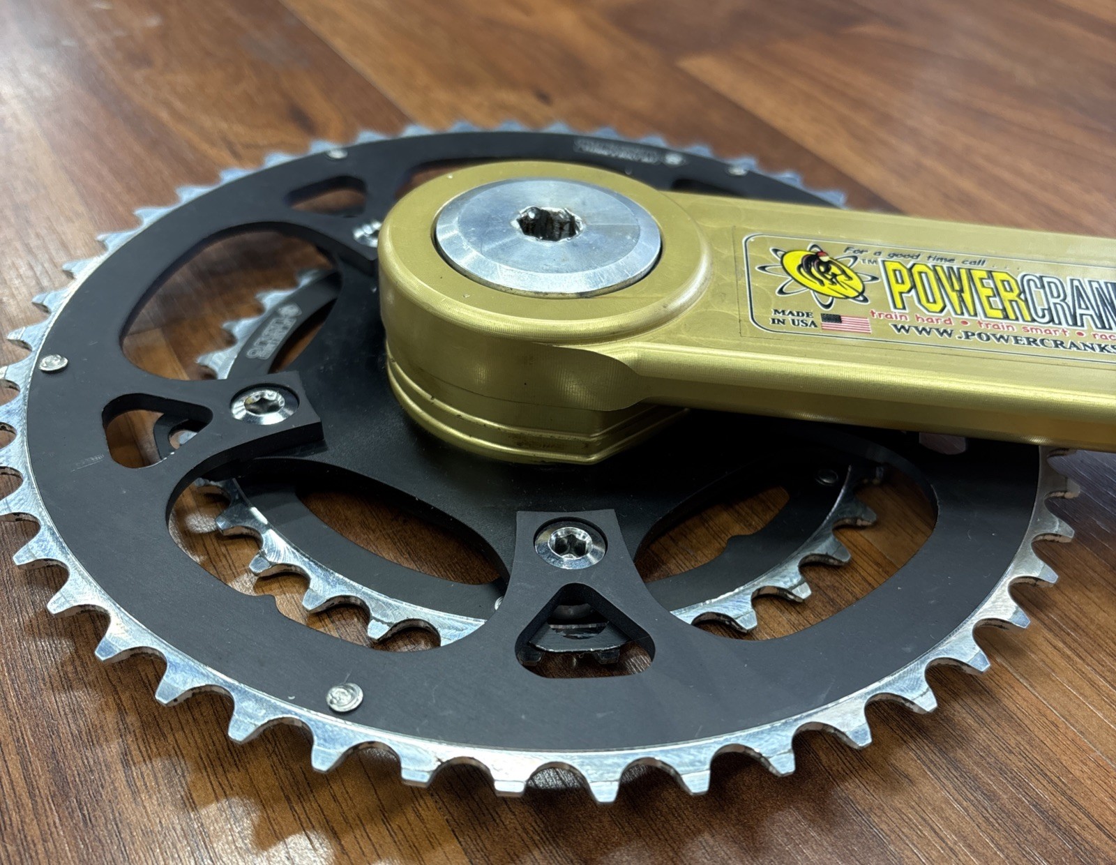 PowerCranks Adjustable Crankset 145 150 155 165 170 175 180 Rare USA Gold