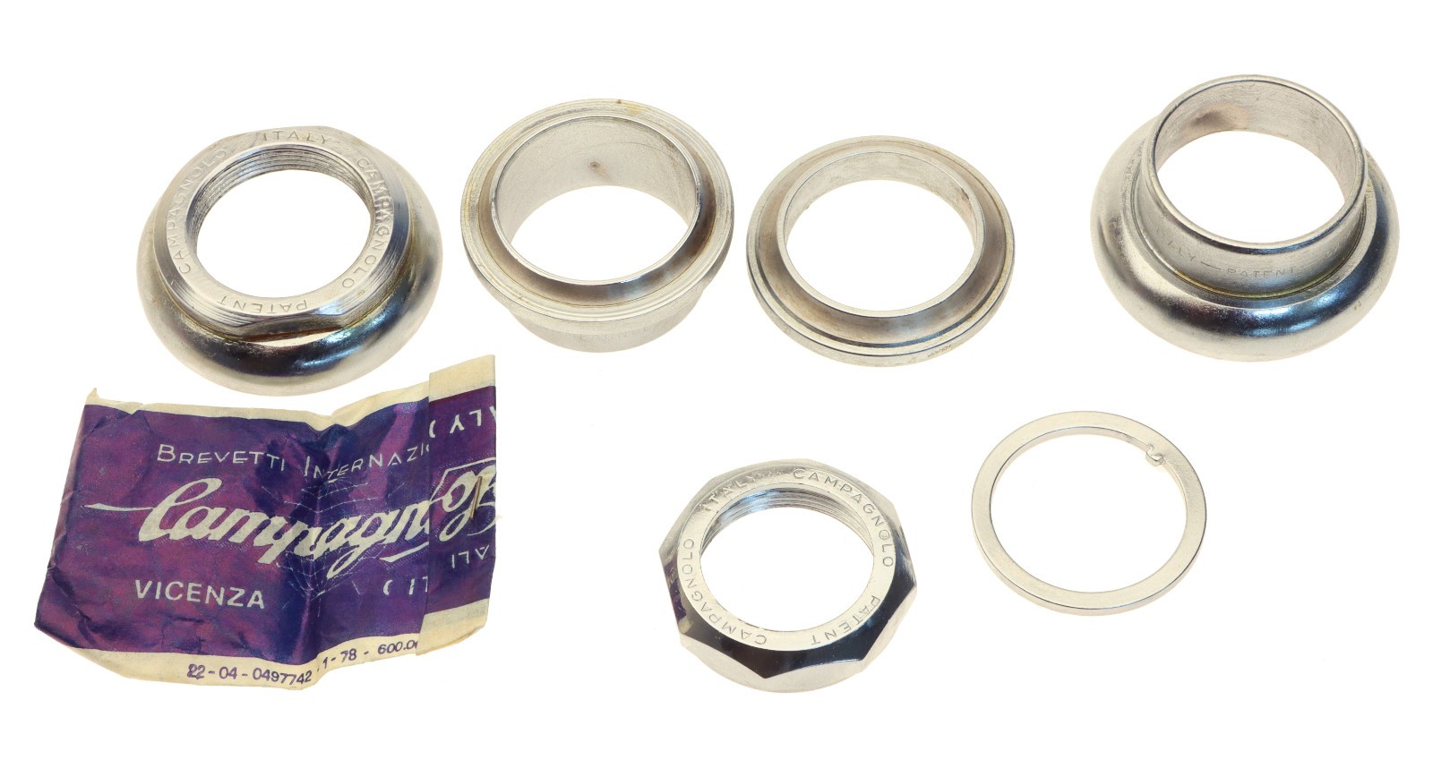 Campagnolo Gran Sport 1040/A Headset 1″ Italian Thread 25.4 x 24 NOS NEW