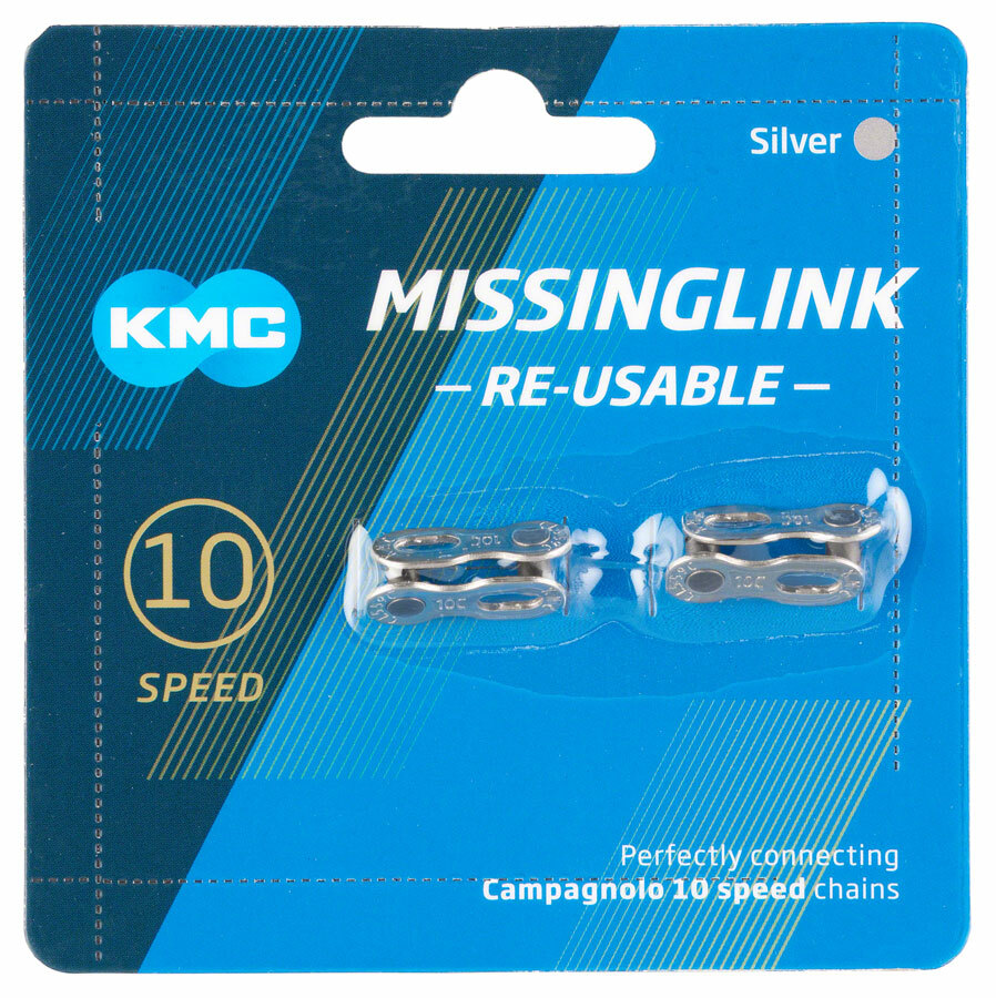 KMC Missing Link for Campagnolo – 10-Speed, Reusable, 2 Pairs