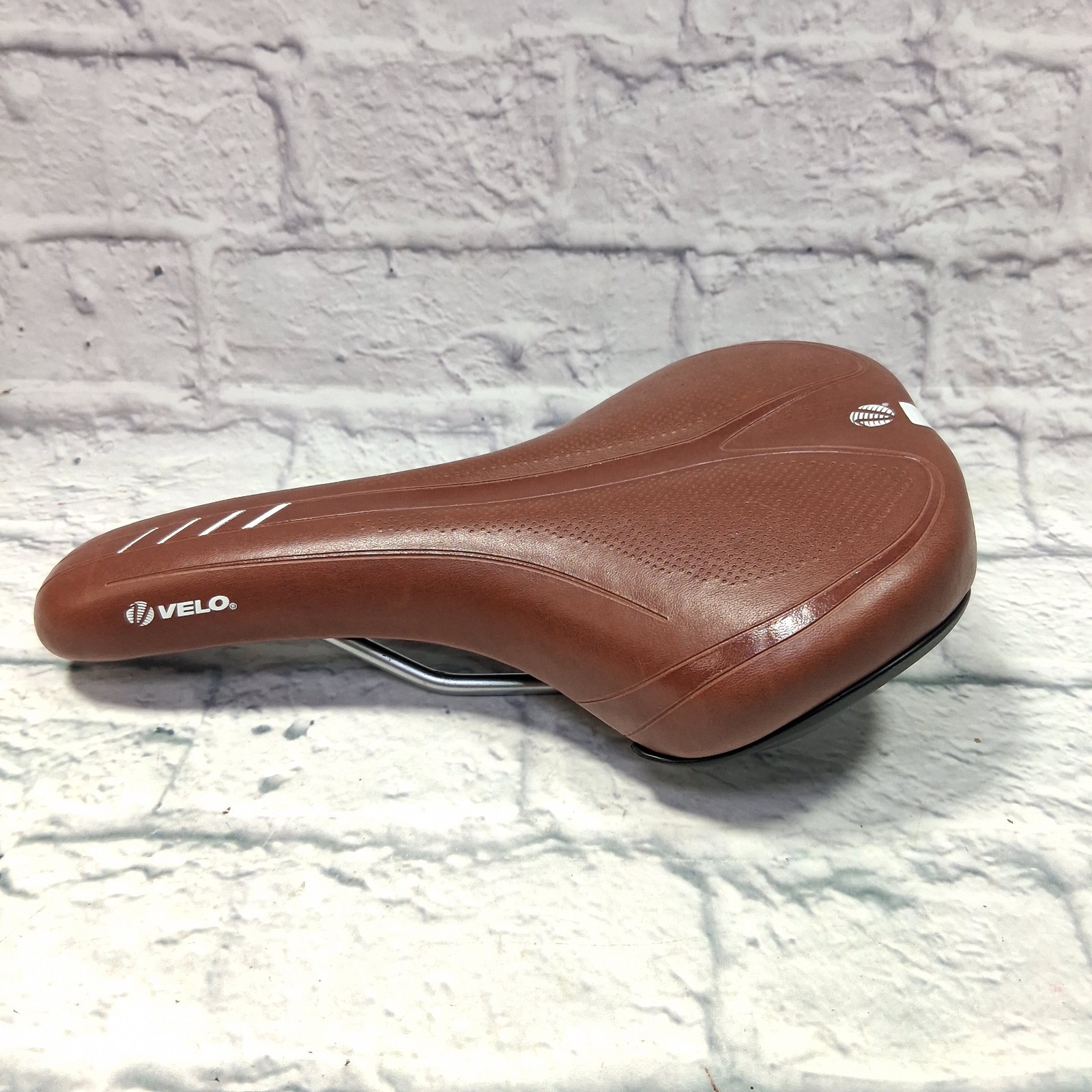 VELO ERGONOMIC COMFORT SADDLE BIKE SEAT BROWN TAN Mountain Gravel Road Bike