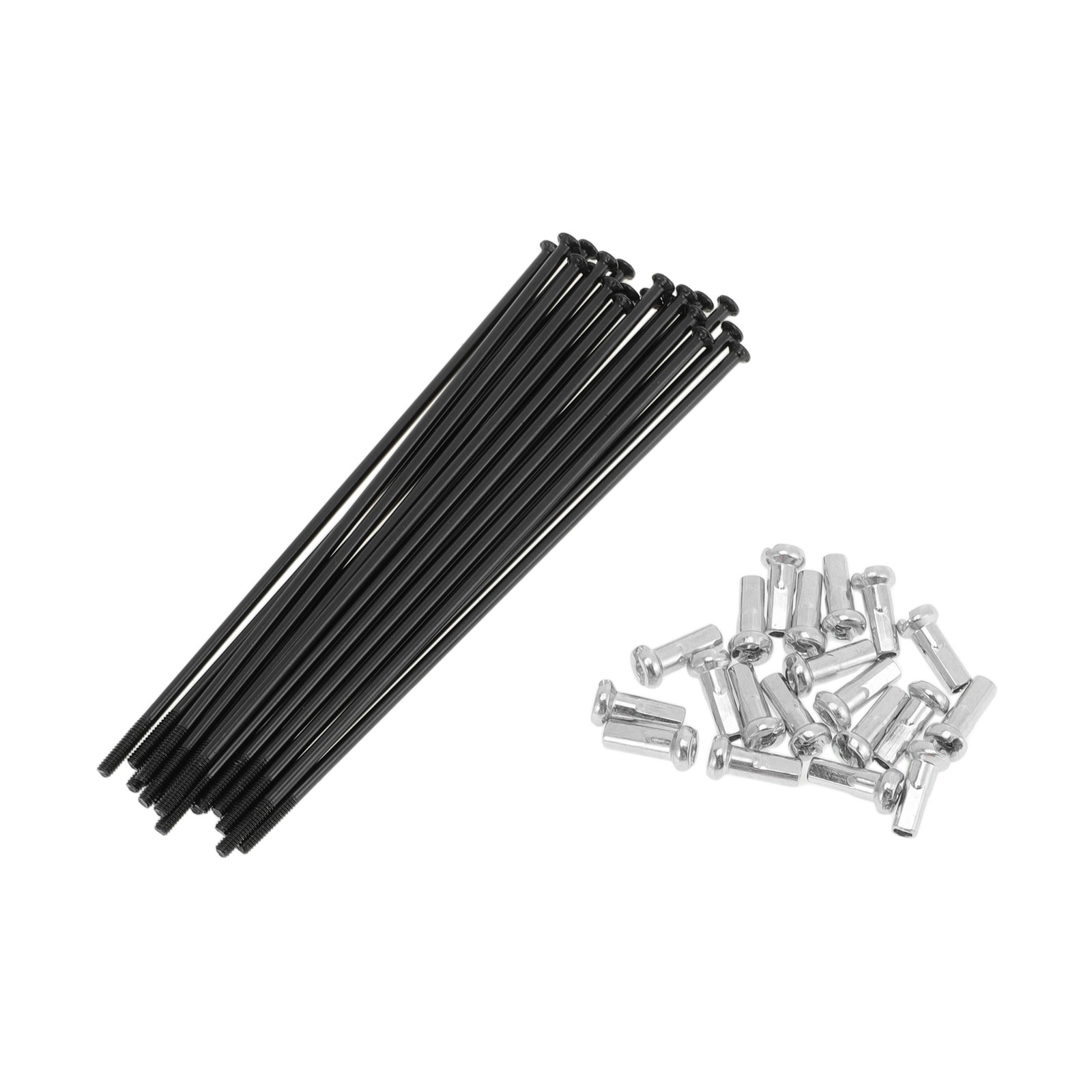 20 Set Direct Pull Bike Spokes 14G 97mm Black Carbon Steel