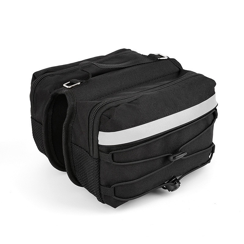 Waterproof Top Tube Bag for MTB with Secure 3-Point Strap Attachment System