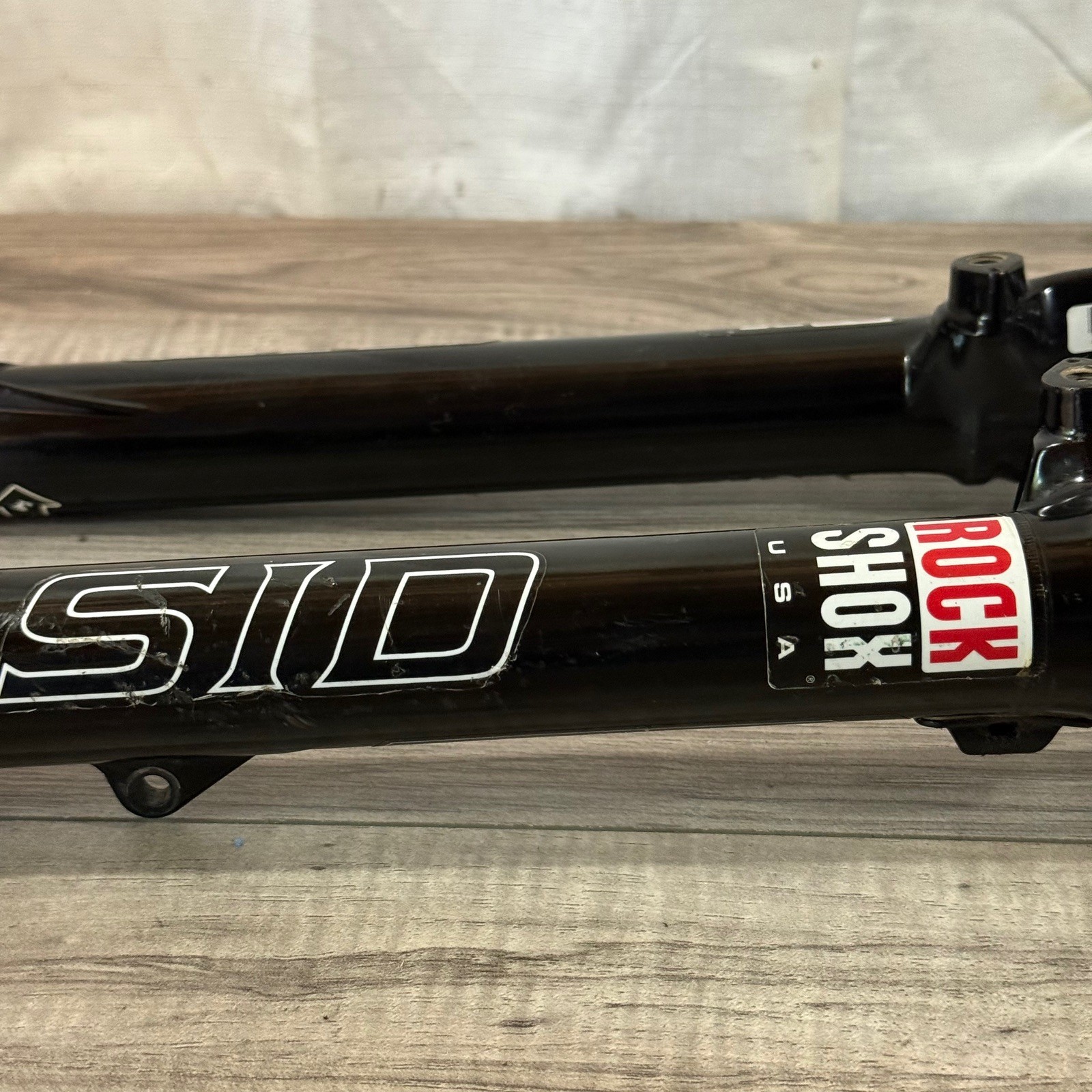 Rock Shox SID Race Dual Air 26 Black 1 1/8 Threadless 188mm V-Brake Disc