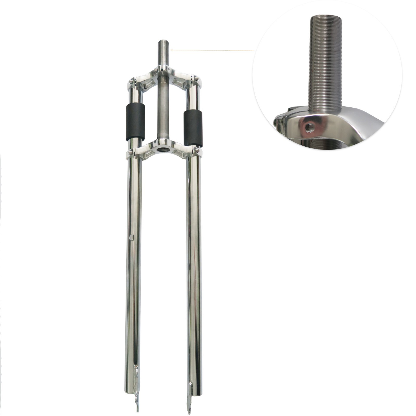 26″ Bicycle Rimset 12G 48 Spokes Aluminum& 26″ Bike Fork 1″ Threaded w/Headset