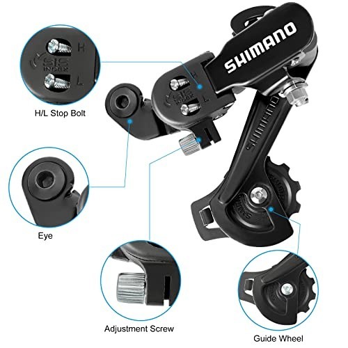 Rear Derailleur Gear Shifter for 6/7 Speed Mountain Bikes – Direct/Hanger Mount