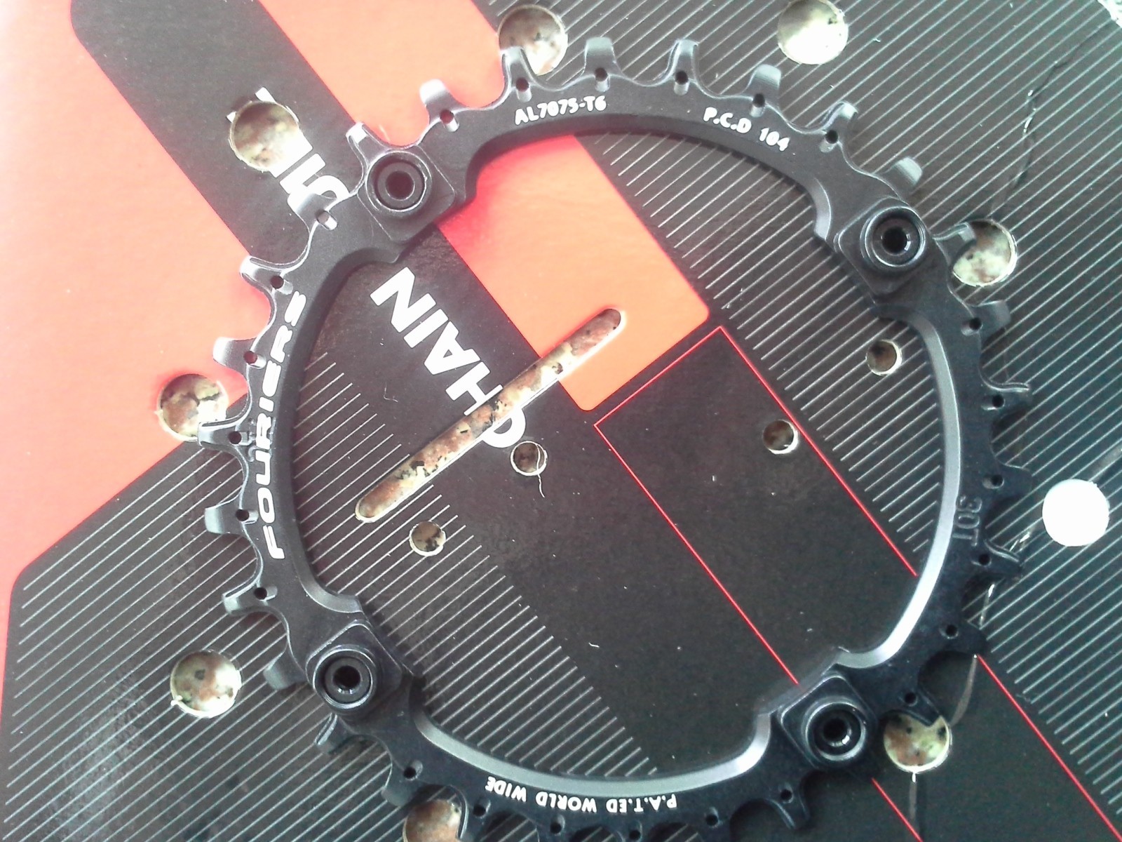 FOURIERS BCD104 Chainring N/W Teeth Mountain Bike MTB Bicycle Chainwheel DX003